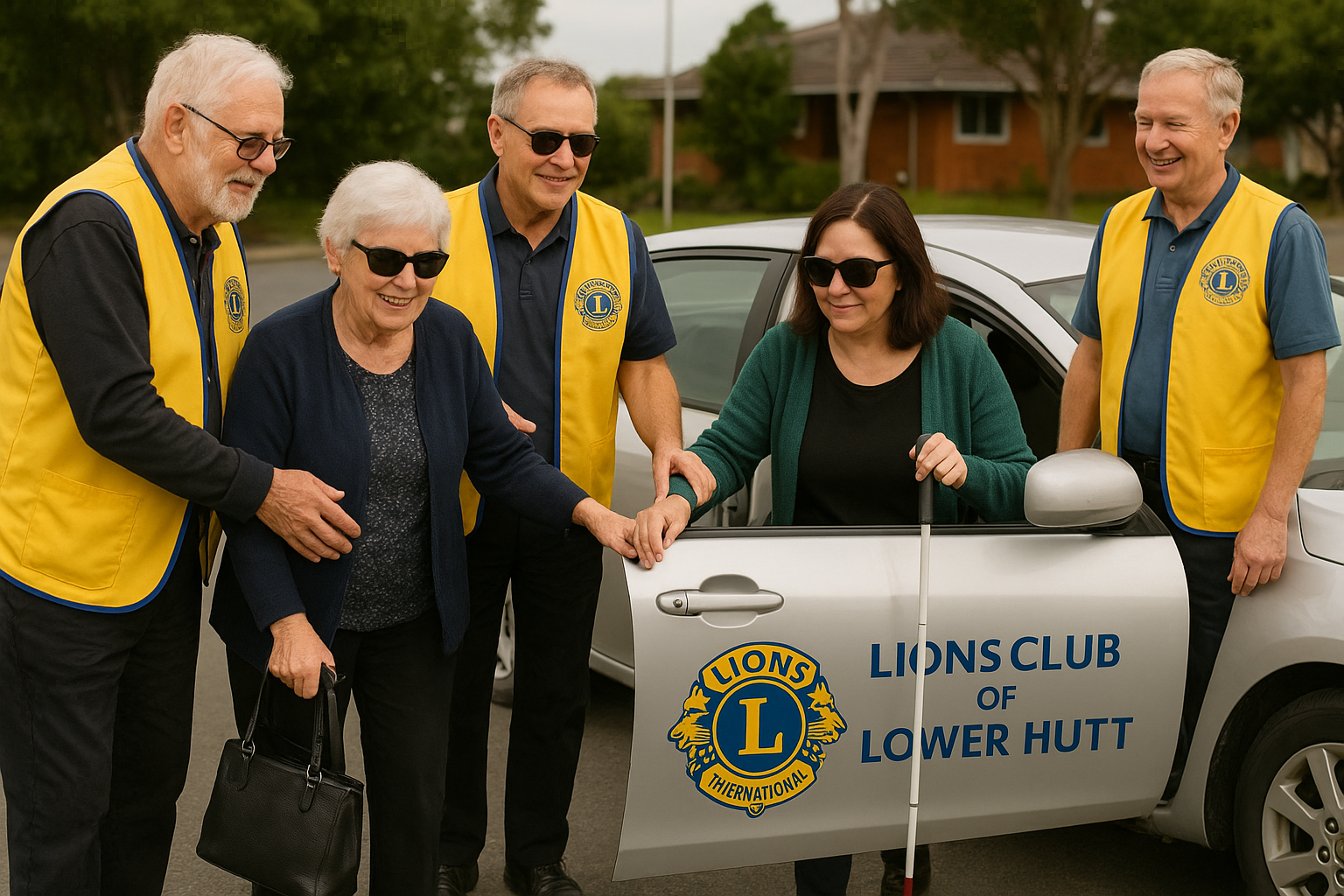 Transporting the blind